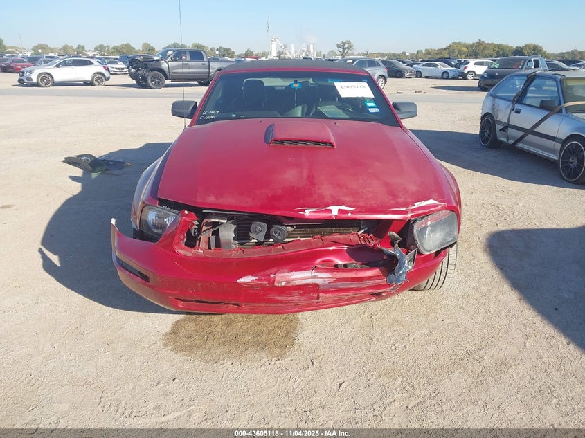 2007 Ford Mustang V6 Deluxe/V6 Premium VIN: 1ZVFT84N375355048 Lot: 43605118