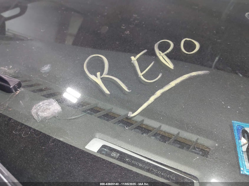 2016 CHEVROLET EXPRESS 2500 WORK VAN 1GCWGAFF9G1140494