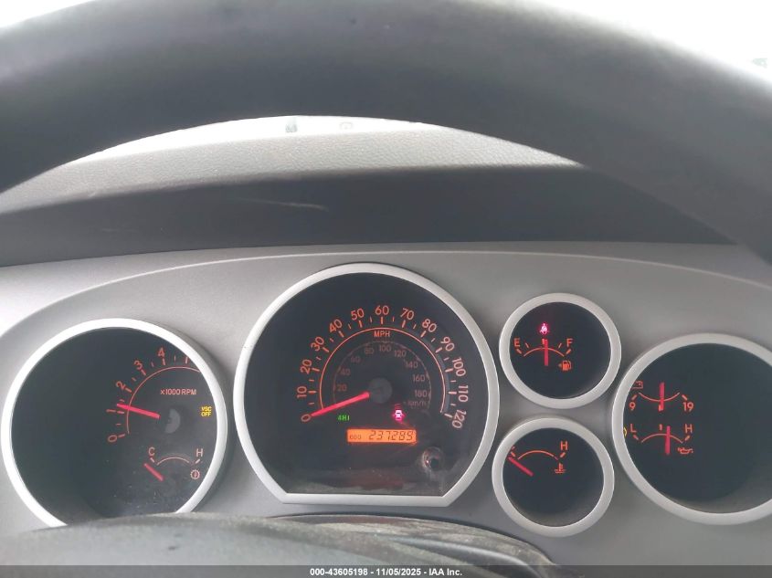 2008 Toyota Tundra Sr5 5.7L V8 VIN: 5TFBV54178X044283 Lot: 43605198