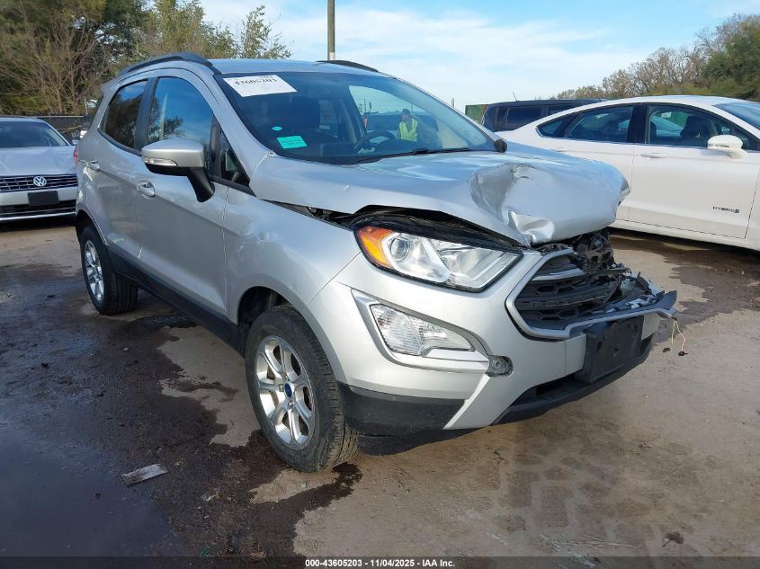2022 FORD ECOSPORT SE - MAJ6S3GL6NC458899