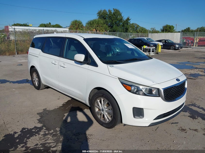 2015 KIA SEDONA L - KNDMA5C13F6014920