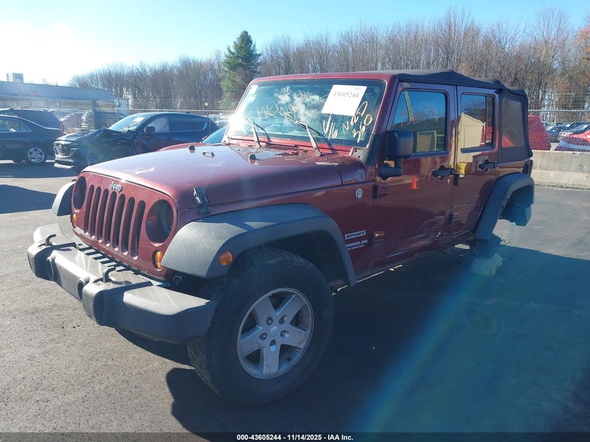 1J4BA3H11AL130447 2010 JEEP WRANGLER photo no. 2