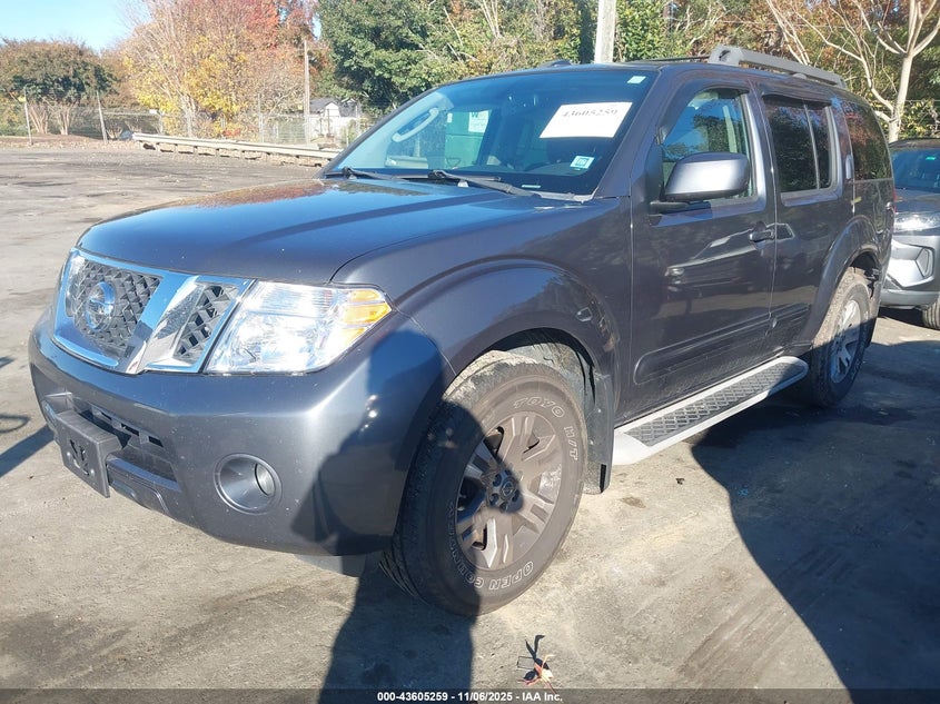 2010 Nissan Pathfinder Le/S Fe+/Se VIN: 5N1AR1NN1AD622292 Lot: 43605259