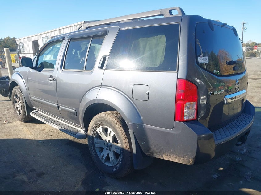 2010 Nissan Pathfinder Le/S Fe+/Se VIN: 5N1AR1NN1AD622292 Lot: 43605259