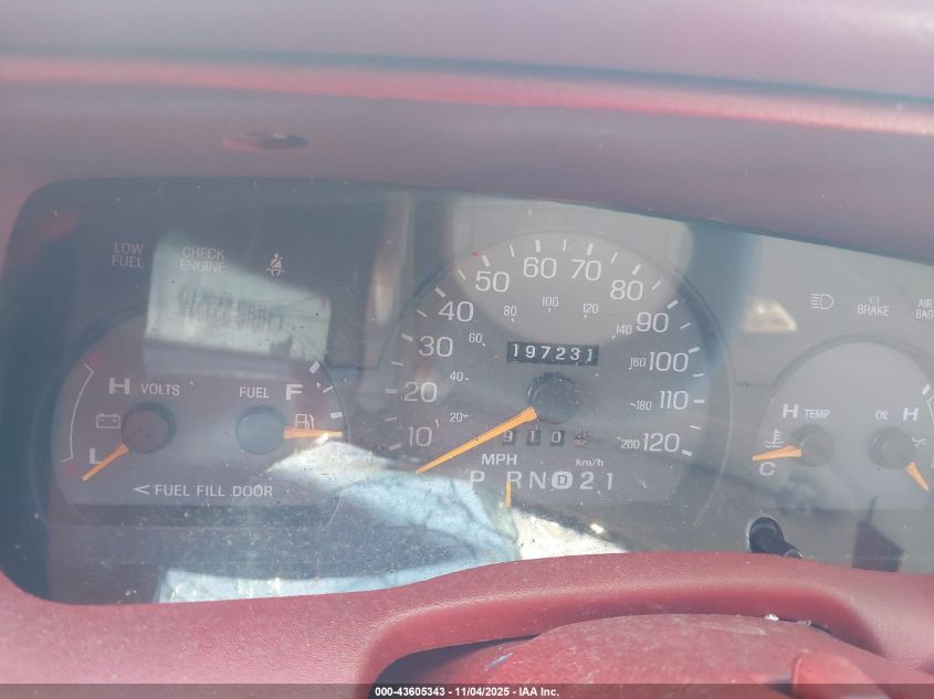 1997 Mercury Grand Marquis Gs VIN: 2MELM74W2VX717743 Lot: 43605343