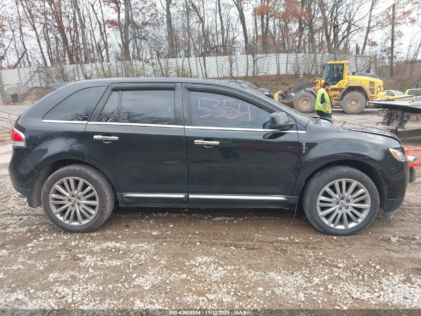 2011 Lincoln Mkx VIN: 2LMDJ8JK1BBJ01272 Lot: 43605354