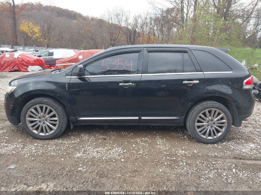 2011 Lincoln Mkx VIN: 2LMDJ8JK1BBJ01272 Lot: 43605354