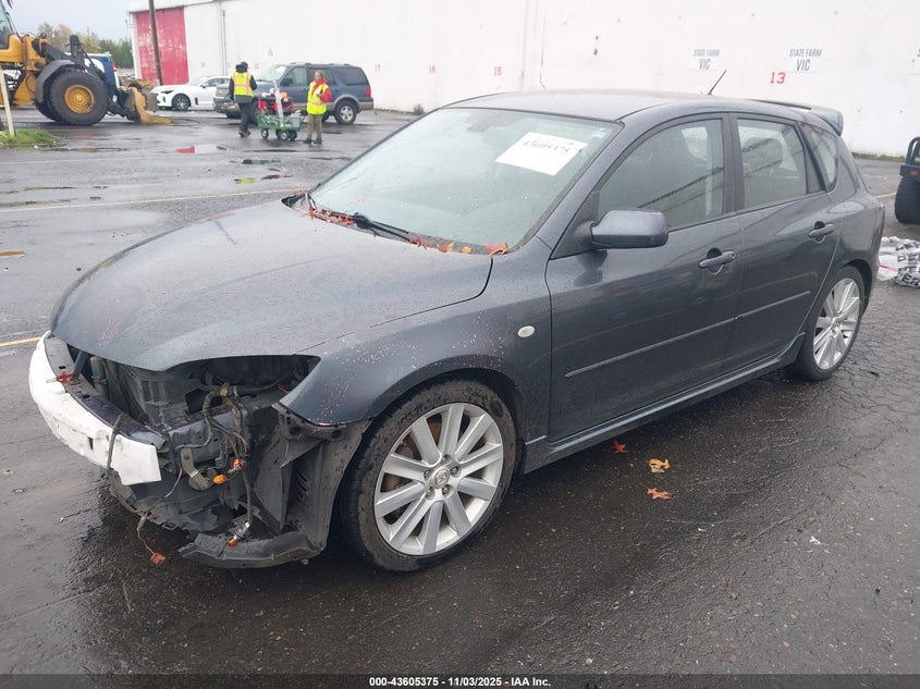 JM1BK34L581170420 2008 MAZDA 3 photo no. 2