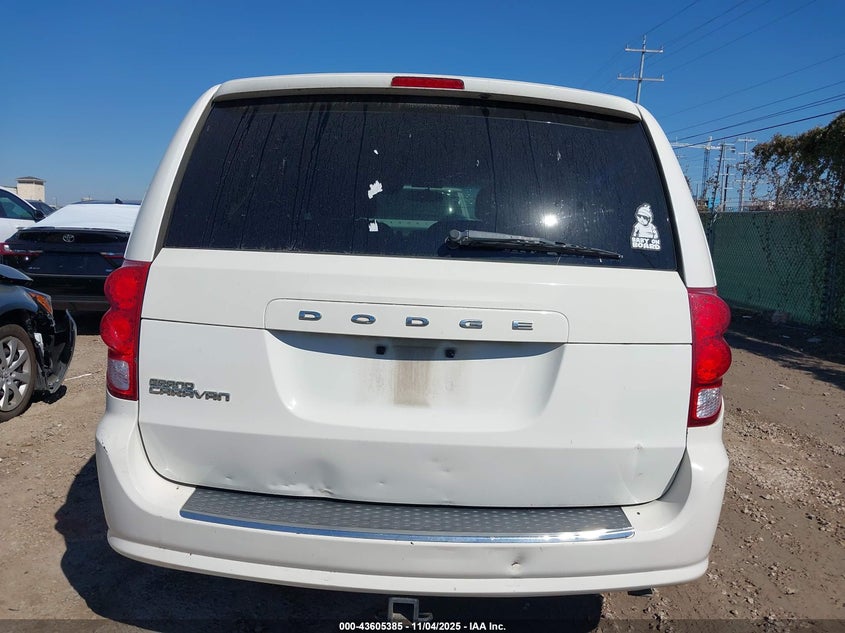 2013 Dodge Grand Caravan Sxt VIN: 2C4RDGCGXDR680613 Lot: 43605385