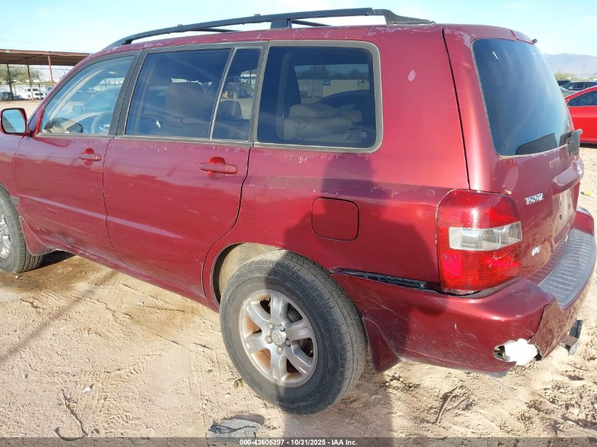 2004 Toyota Highlander V6 VIN: JTEDP21A540037899 Lot: 43605397