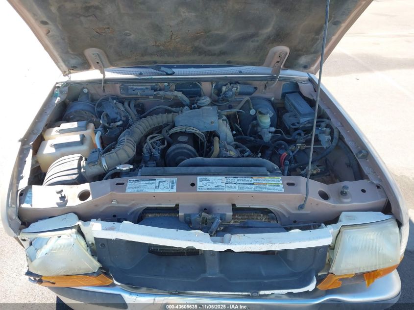 1998 Ford Ranger Splash/Xl/Xlt VIN: 1FTYR10C4WUA56548 Lot: 43605635