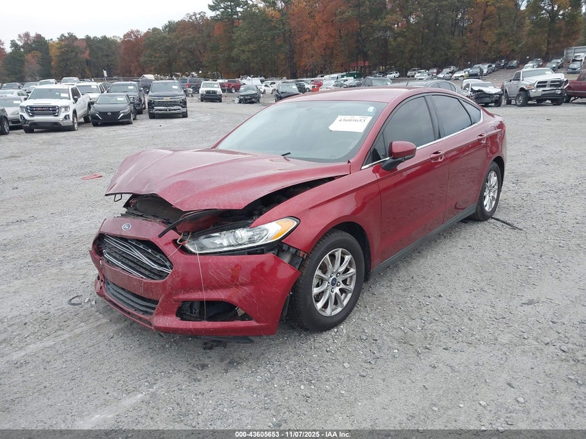 Vin: 3fa6p0g73fr178136, lot: 44100755, ford fusion s 20152