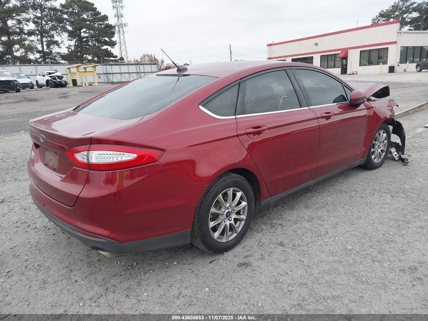 Vin: 3fa6p0g73fr178136, lot: 44100755, ford fusion s 20154