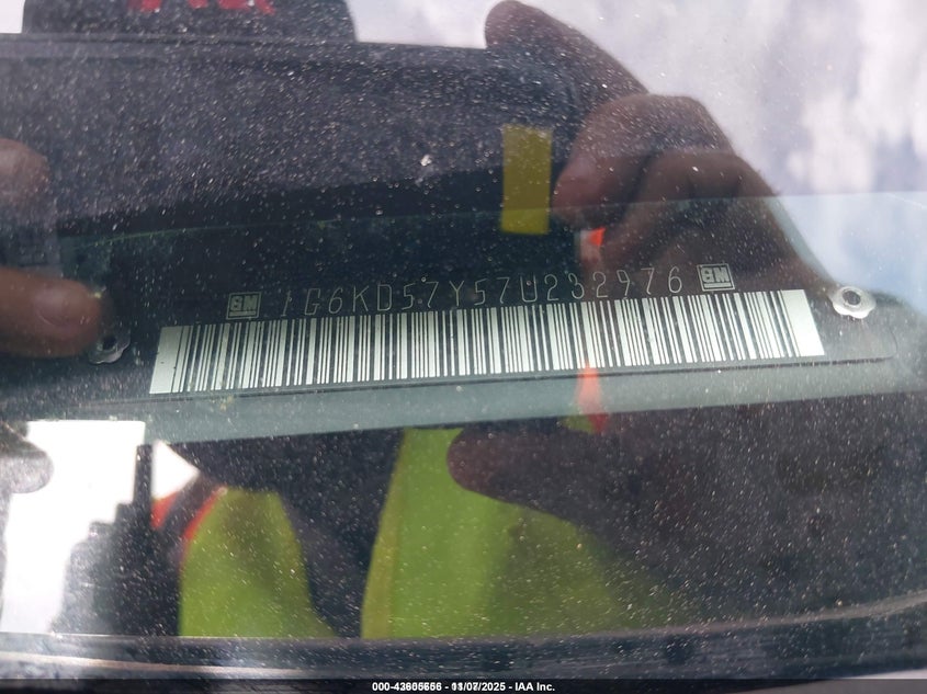 2007 Cadillac Dts Luxury I VIN: 1G6KD57Y57U232976 Lot: 43605656