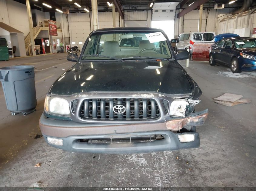 2002 Toyota Tacoma VIN: 5TENL42N12Z080151 Lot: 43605668