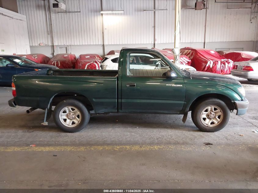 2002 Toyota Tacoma VIN: 5TENL42N12Z080151 Lot: 43605668