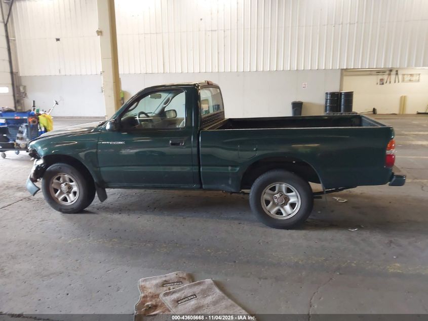 2002 Toyota Tacoma VIN: 5TENL42N12Z080151 Lot: 43605668