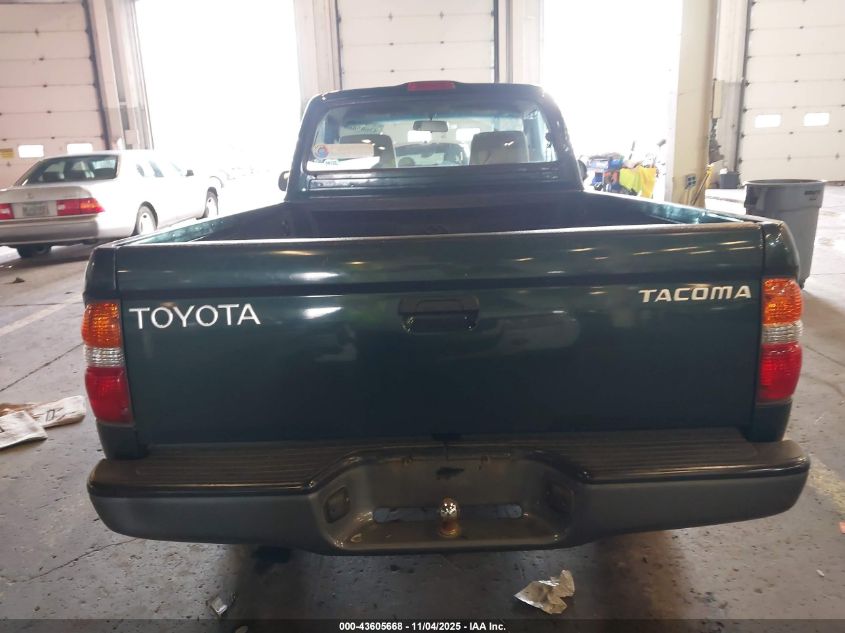 2002 Toyota Tacoma VIN: 5TENL42N12Z080151 Lot: 43605668