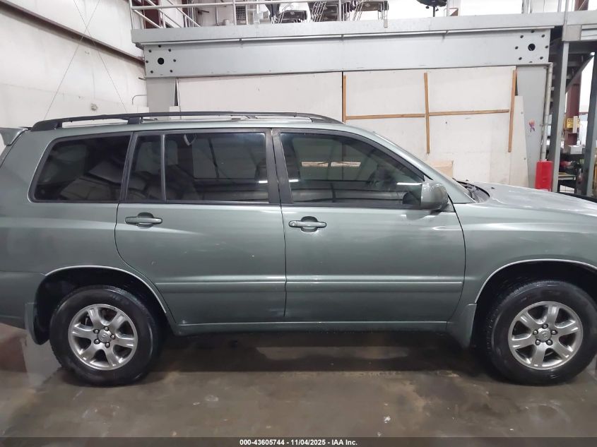 2005 Toyota Highlander V6 VIN: JTEEP21A250100253 Lot: 43605744