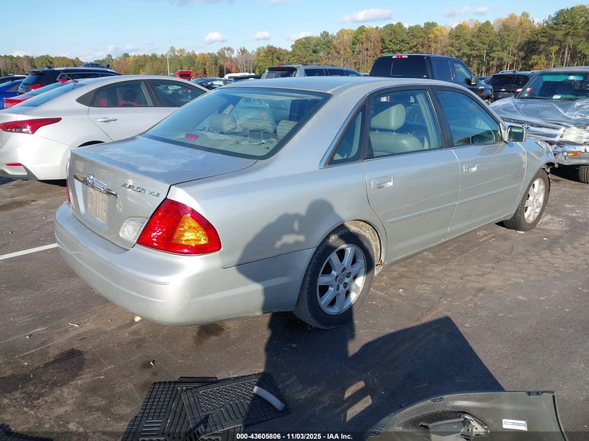 4T1BF28B81U167348 2001 TOYOTA AVALON photo no. 4