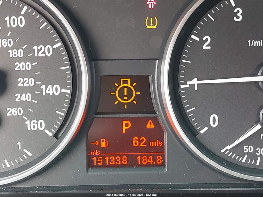 2009 BMW 328I VIN: WBAPH57509NM33868 Lot: 43605849