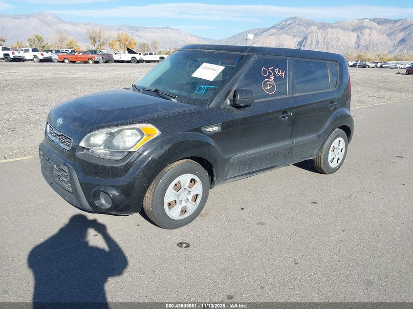 Vin: kndjt2a5xc7747697, lot: 44100963, kia soul 20122