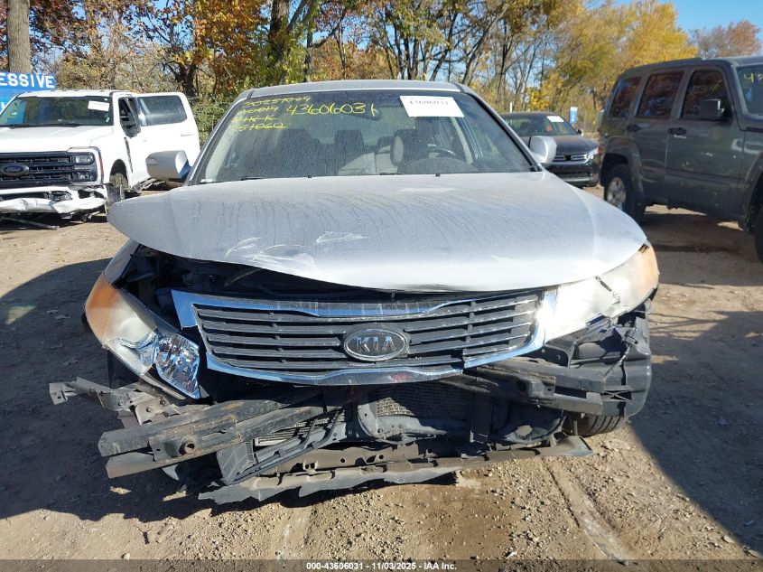 2009 Kia Optima Lx VIN: KNAGE228195351060 Lot: 43606031