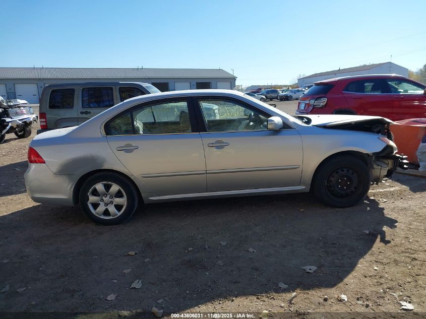 2009 Kia Optima Lx VIN: KNAGE228195351060 Lot: 43606031