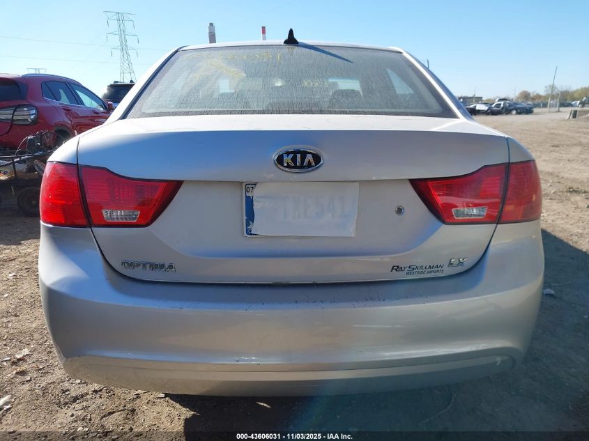 2009 Kia Optima Lx VIN: KNAGE228195351060 Lot: 43606031