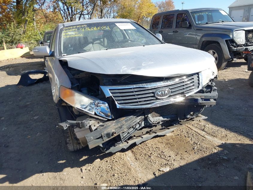 2009 Kia Optima Lx VIN: KNAGE228195351060 Lot: 43606031