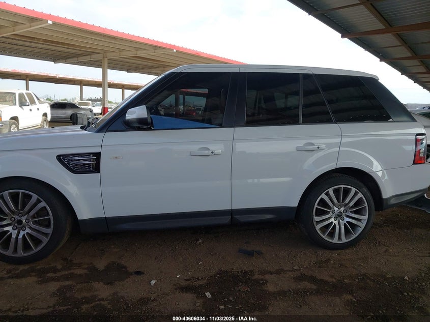 2012 Land Rover Range Rover Sport Hse VIN: SALSK2D40CA758570 Lot: 43606034