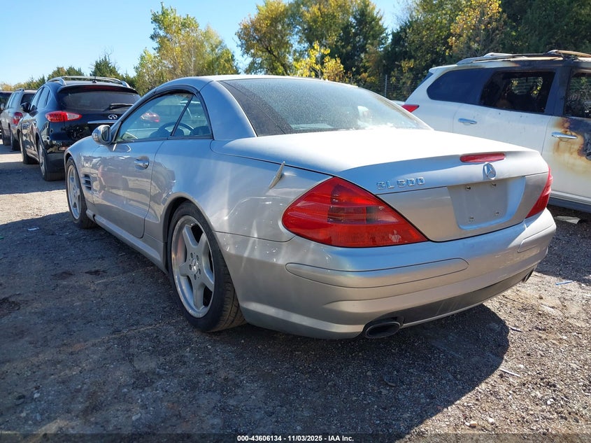 WDBSK75F33F002138 2003 MERCEDES-BENZ SL-KLASSE photo no. 3