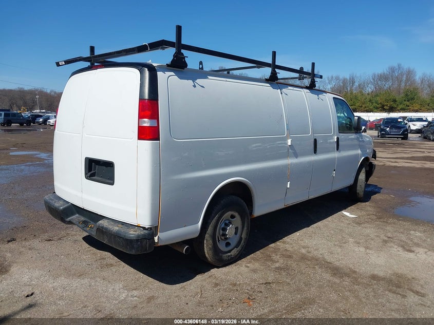 Vin: 1gcwgbfp3l1263460, lot: 44101249, chevrolet express cargo rwd 2500 extended wheelbase wt 20204