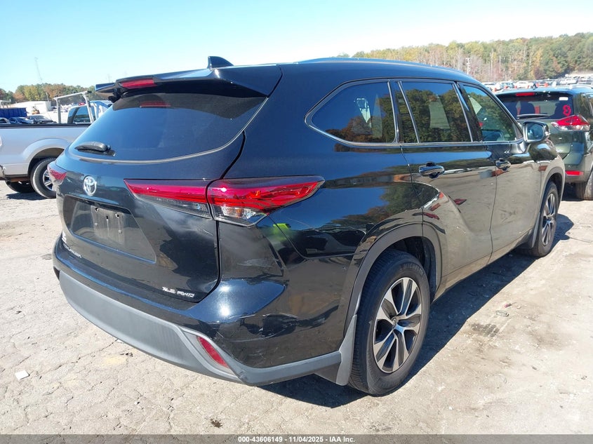 VIN 5TDGZRBHXMS069910 2021 TOYOTA HIGHLANDER XLE