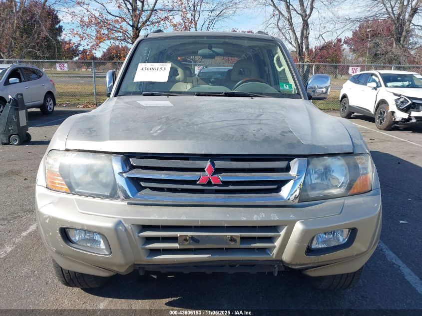 2001 Mitsubishi Montero Limited VIN: JA4MW51R31J029282 Lot: 43606153