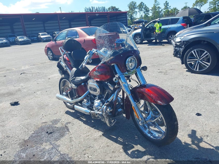 2012 HARLEY-DAVIDSON FLSTSE3 CVO SOFTAIL CONVERTIBLE - 1HD1PY91XCB961495