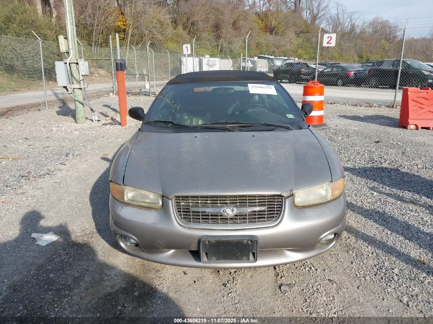1999 Chrysler Sebring Jxi VIN: 3C3EL55H2XT506245 Lot: 43606219
