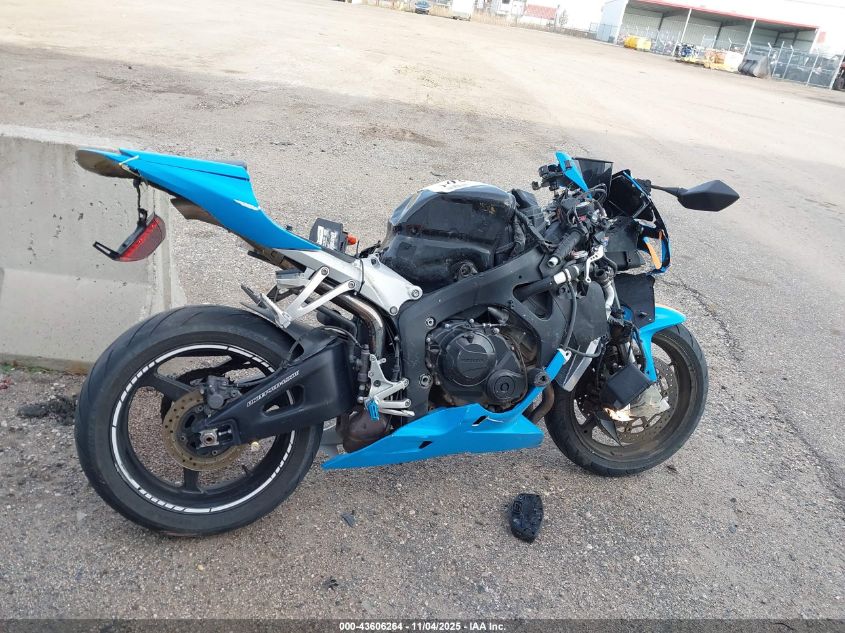 2008 Honda Cbr600 Rr VIN: JH2PC40048M101549 Lot: 43606264