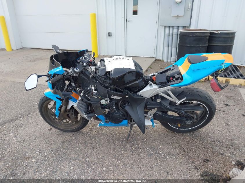 2008 Honda Cbr600 Rr VIN: JH2PC40048M101549 Lot: 43606264