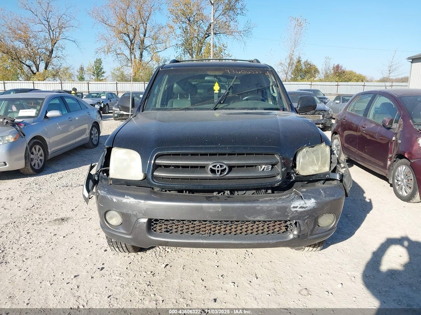 2003 Toyota Sequoia Sr5 V8 VIN: 5TDZT34A43S200500 Lot: 43606322