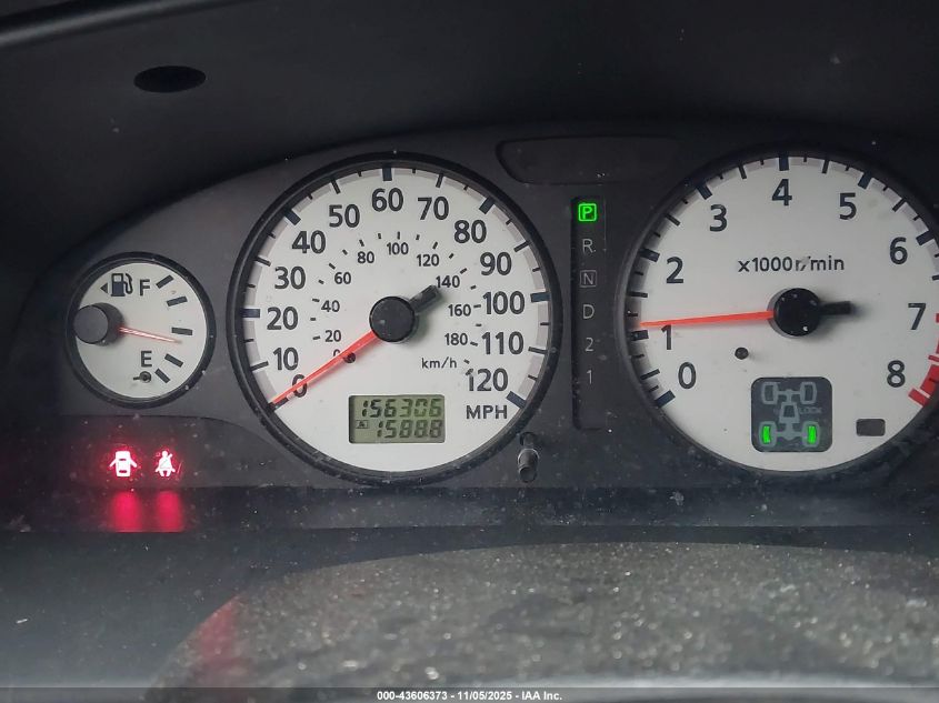 2003 Nissan Pathfinder Le VIN: JN8DR09Y23W806279 Lot: 43606373