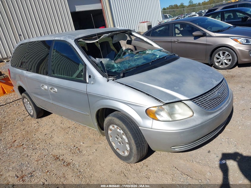 2003 Chrysler Town & Country Lx silver van flexible 2C4GP443X3R211254 photo #1