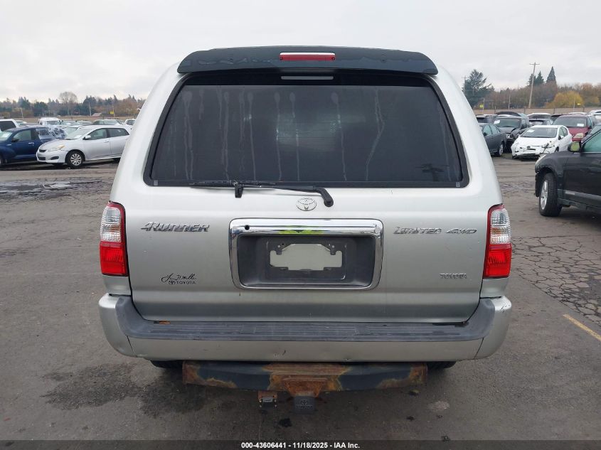 2002 Toyota 4Runner Limited V6 VIN: JT3HN87R829066368 Lot: 43606441