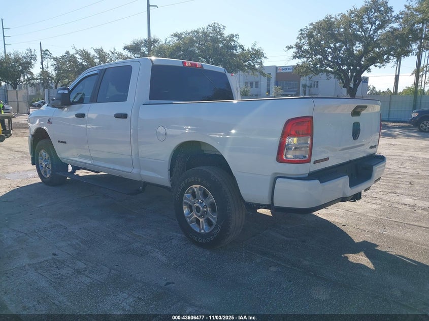 2023 Ram 2500 Big Horn 4X4 6'4 Box white truck diesel 3C6UR5DL5PG613267 photo #4