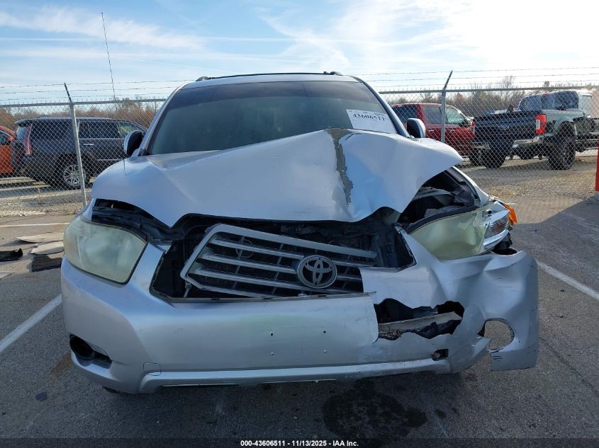 2008 Toyota Highlander VIN: JTEES41A382063877 Lot: 43606511