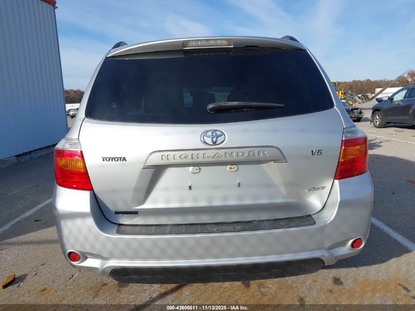 2008 Toyota Highlander VIN: JTEES41A382063877 Lot: 43606511