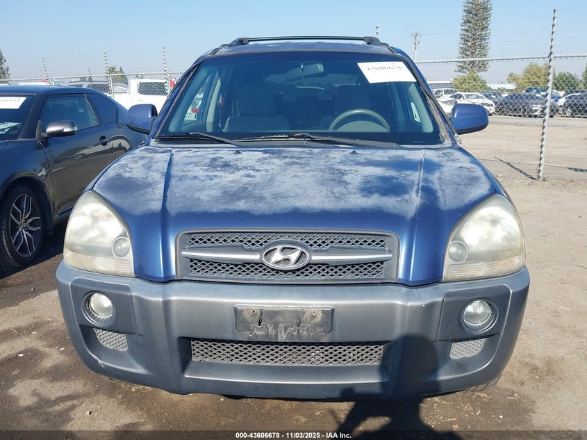 2008 Hyundai Tucson Limited V6/Se VIN: KM8JN12D48U835661 Lot: 43606678