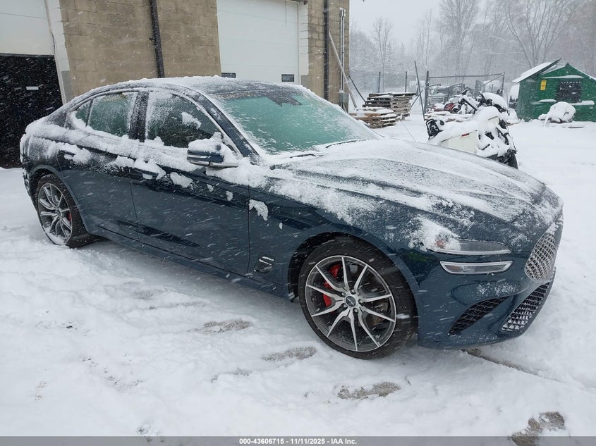 Vin: kmtg34sc4su156317, lot: 44101817, genesis g70 2.5t rwd 2025 img_1