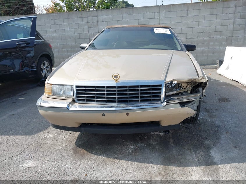1992 Cadillac Eldorado VIN: 1G6EL13B5NU611211 Lot: 43606778