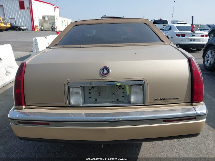 1992 Cadillac Eldorado VIN: 1G6EL13B5NU611211 Lot: 43606778